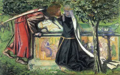 Arthur's Tomb Dante Gabriel Rossetti